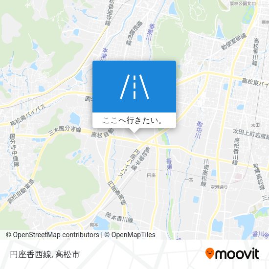 円座香西線地図