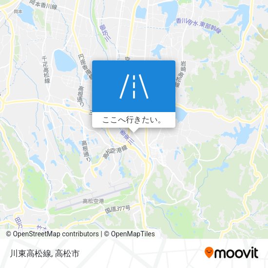 川東高松線地図