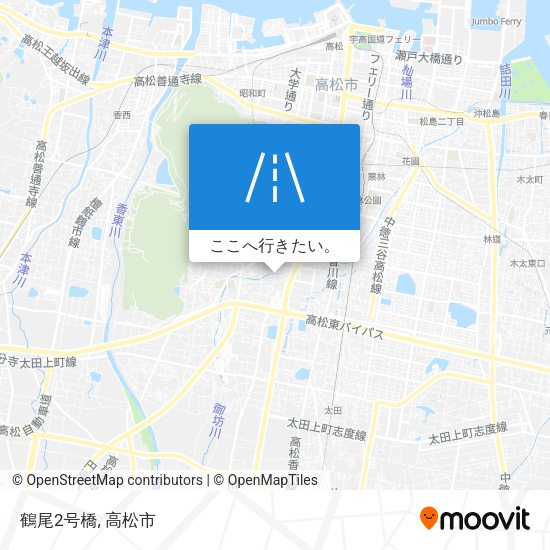 鶴尾2号橋地図