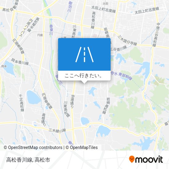 高松香川線地図
