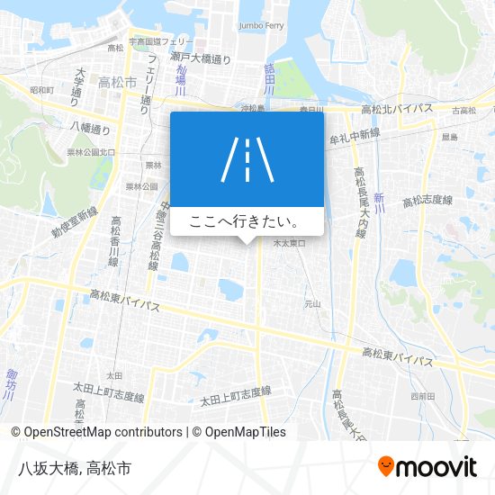 八坂大橋地図