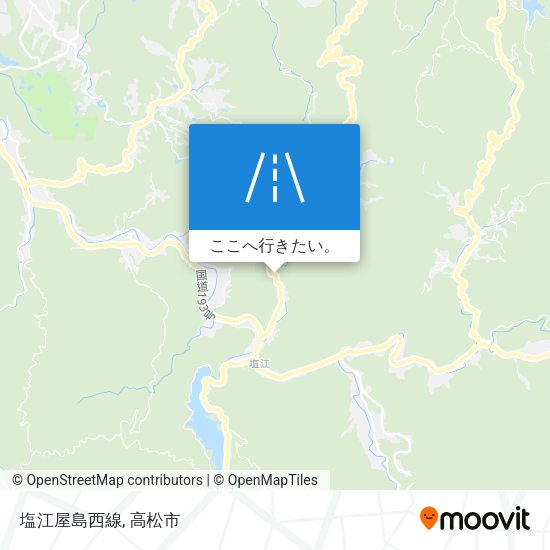塩江屋島西線地図