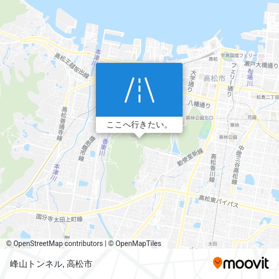 峰山トンネル地図