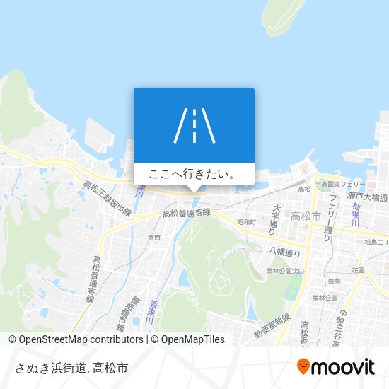さぬき浜街道地図