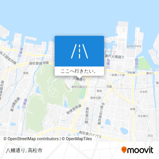 八幡通り地図