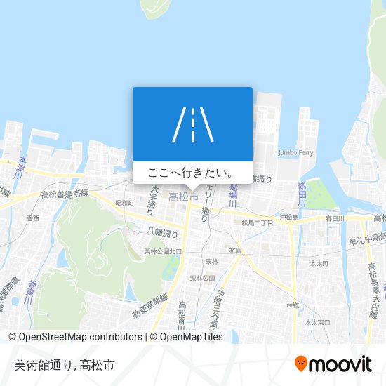 美術館通り地図