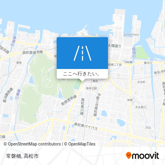 常磐橋地図