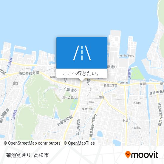 菊池寛通り地図