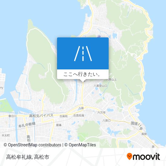 高松牟礼線地図