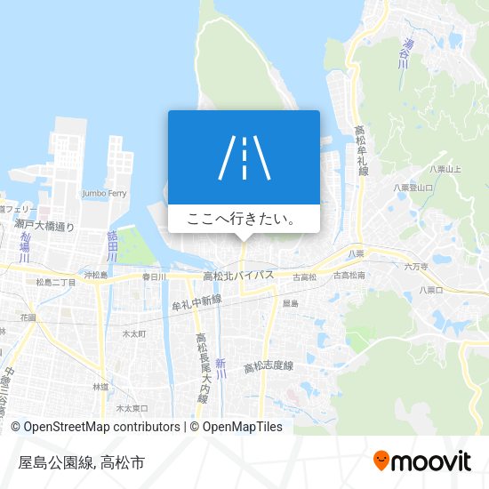 屋島公園線地図