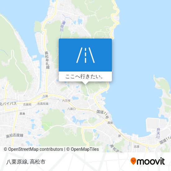 八栗原線地図