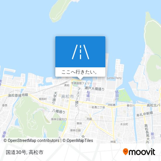 国道30号地図