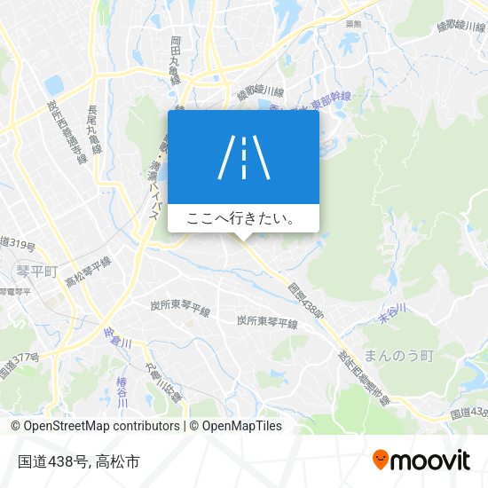 国道438号地図