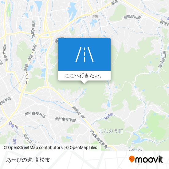 あせびの道地図