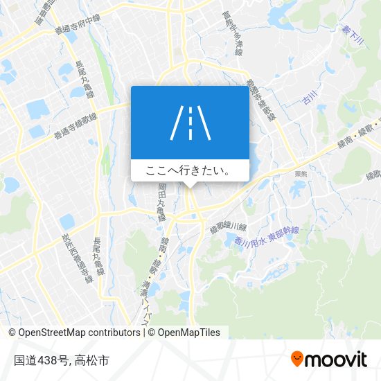 国道438号地図