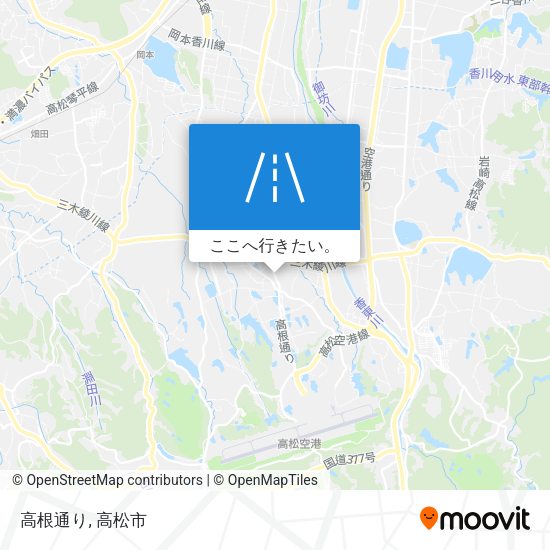 高根通り地図