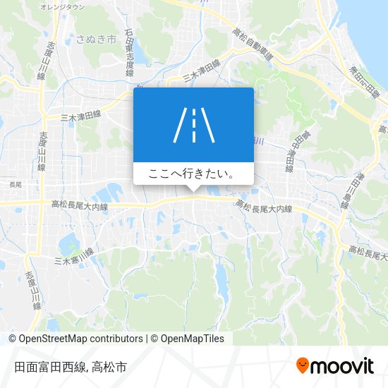 田面富田西線地図