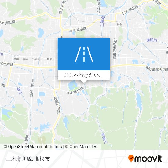 三木寒川線地図