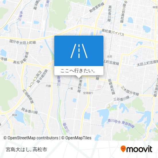 宮島大はし地図