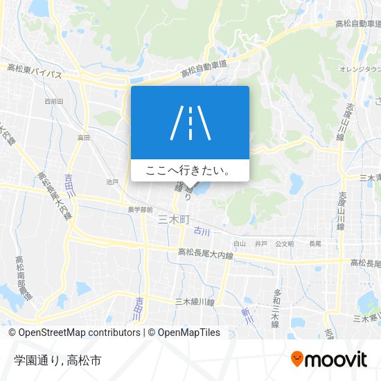 学園通り地図