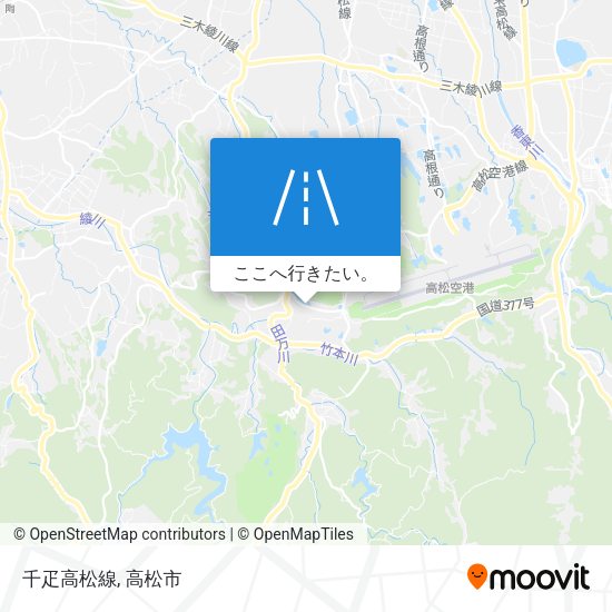 千疋高松線地図