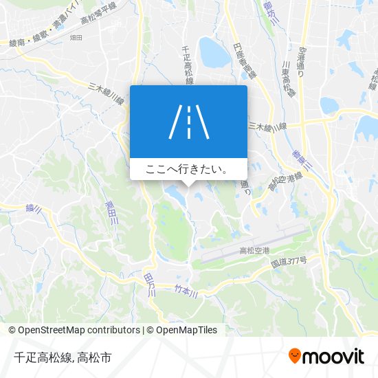 千疋高松線地図