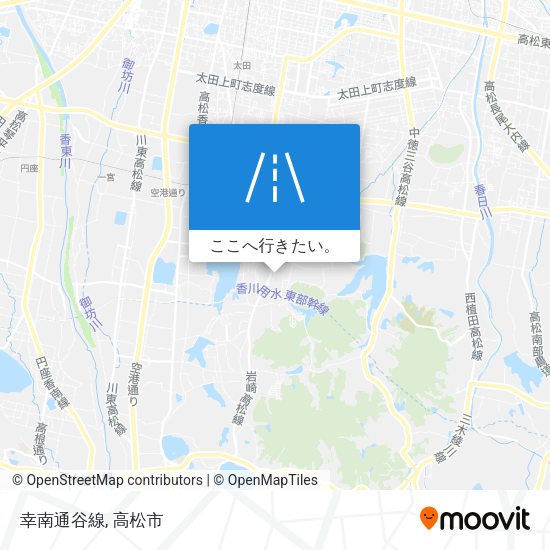 幸南通谷線地図