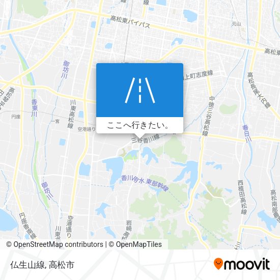 仏生山線地図