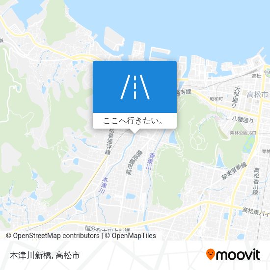 本津川新橋地図