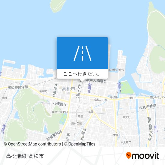 高松港線地図