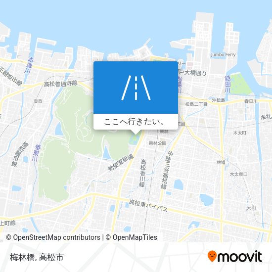 梅林橋地図