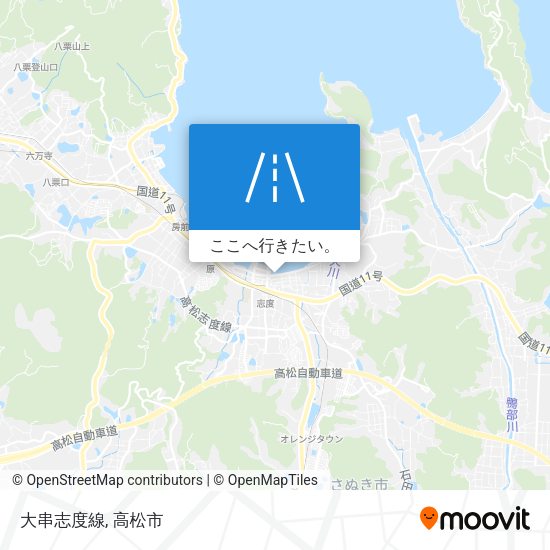 大串志度線地図