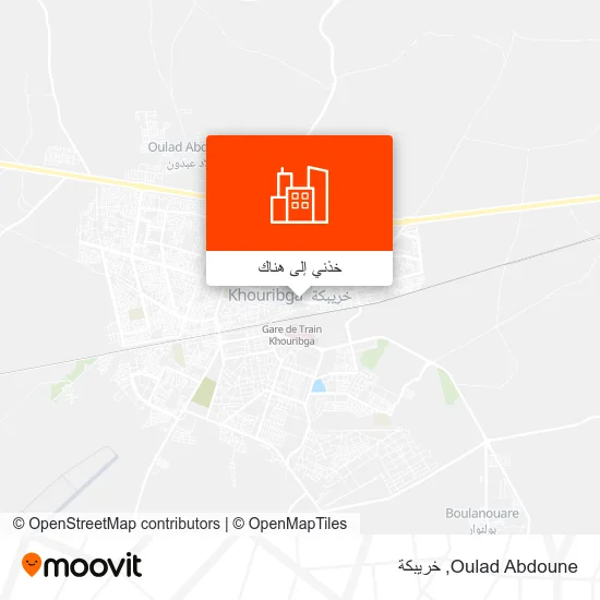 خريطة Oulad Abdoune
