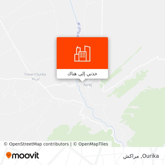 خريطة Ourika