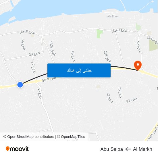Al Markh to Al Markh map