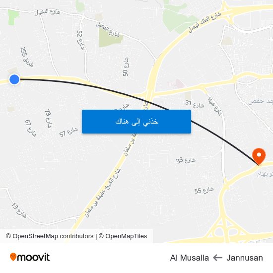 Jannusan to Jannusan map