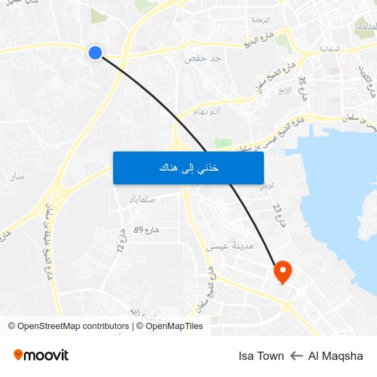Al Maqsha to Al Maqsha map