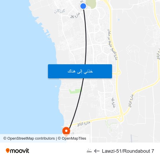 Lawzi-51/Roundabout 7 to سَنَد map