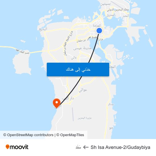 Sh Isa Avenue-2/Gudaybiya to سَنَد map