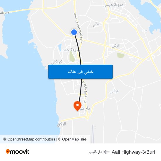 Aali Highway-3/Buri to داركليب map