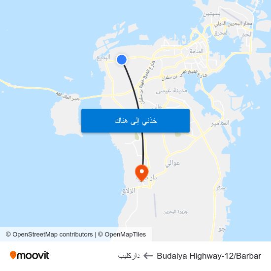 Budaiya Highway-12/Barbar to داركليب map