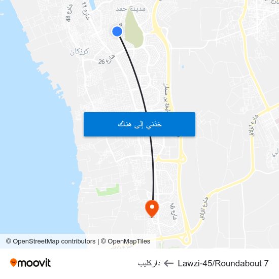 Lawzi-45/Roundabout 7 to داركليب map