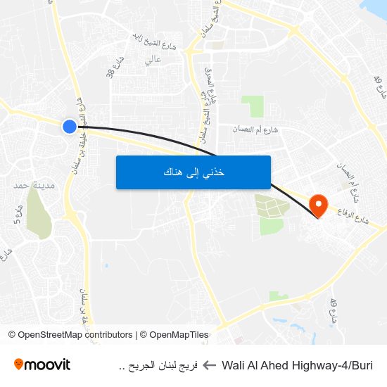 Wali Al Ahed Highway-4/Buri to فريج لبنان الجريح .. map