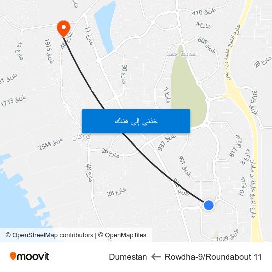 Rowdha-9/Roundabout 11 to Dumestan map