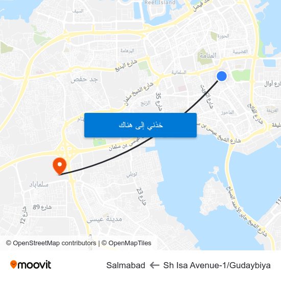Sh Isa Avenue-1/Gudaybiya to Salmabad map