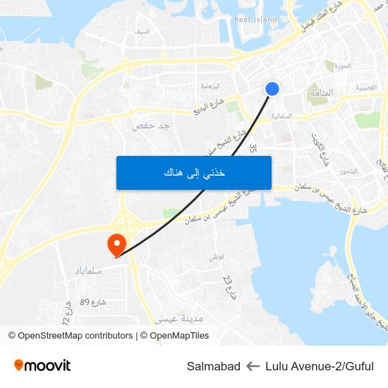 Lulu Avenue-2/Guful to Salmabad map