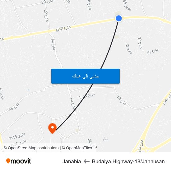Budaiya Highway-18/Jannusan to Janabia map