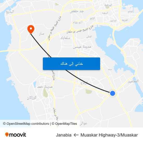 Muaskar Highway-3/Muaskar to Janabia map