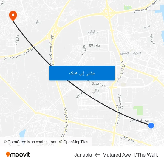 Mutared Ave-1/The Walk to Janabia map