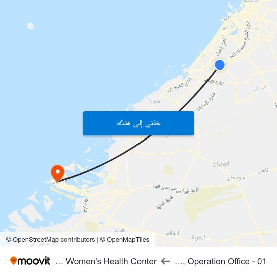 Studio City, Operation Office - 01 to Al Corniche Women's Health Center map